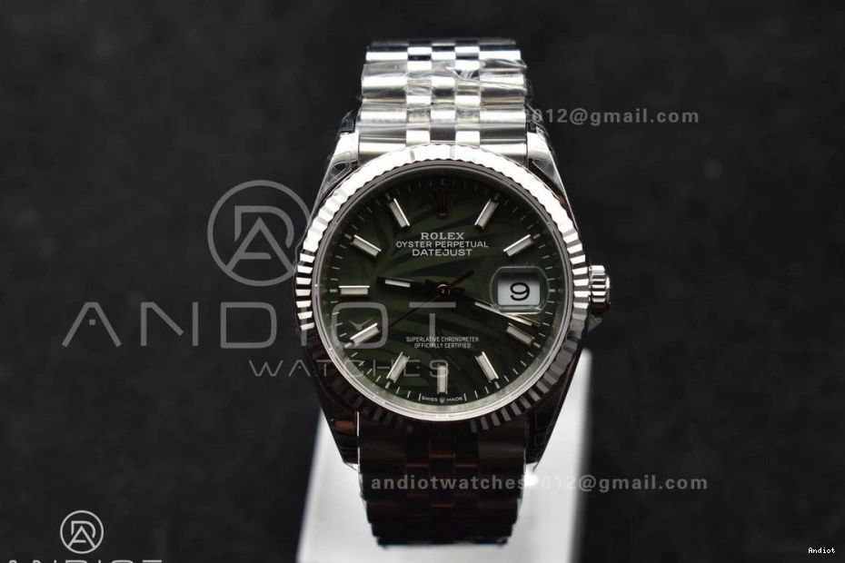 Dial 36 VS3235 1:1 Bracelet 904L on VSF Jubilee Leaf 126234 DateJust Edition SS Best Steel Green 0403